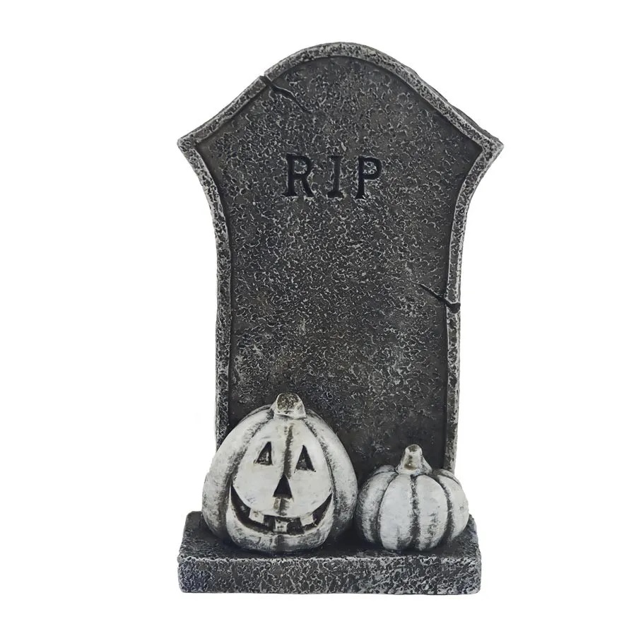 Svítící dýně Halloween oranžová